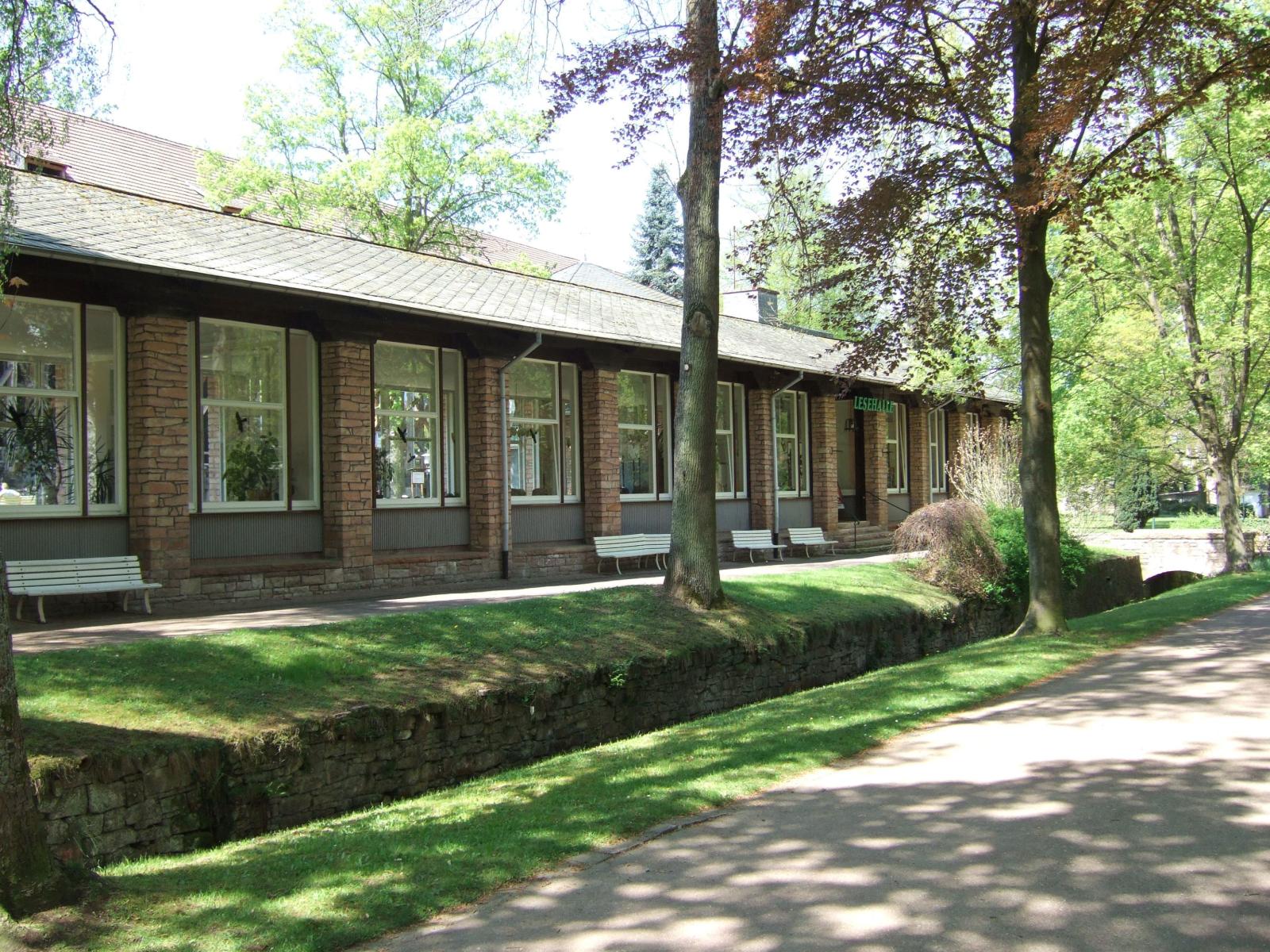 Außenansicht der Lesehalle