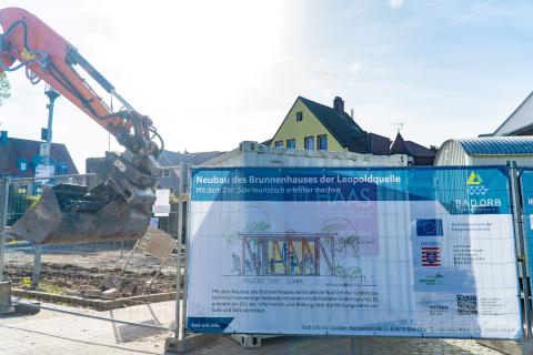 Baustart Brunnenhaus